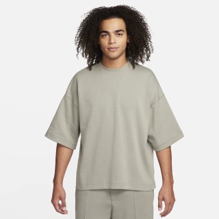 Nike Sportswear Tech Fleece Reimagined oversized sweatshirt met korte mouwen voor heren - Grijs