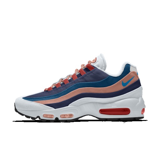 Nike Air Max 95 Unlocked By You Custom damesschoenen - Blauw