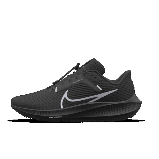 Nike Pegasus 40 By You custom hardloopschoenen voor heren (straat) - Zwart