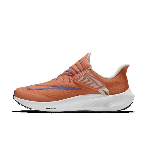 Nike Pegasus FlyEase By You Custom eenvoudig aan te trekken hardloopschoenen voor dames (straat) - Oranje