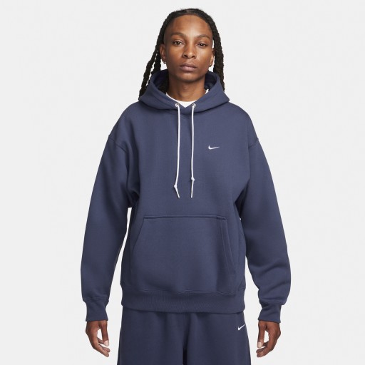 Nike Solo Swoosh Fleecehoodie voor heren - Blauw