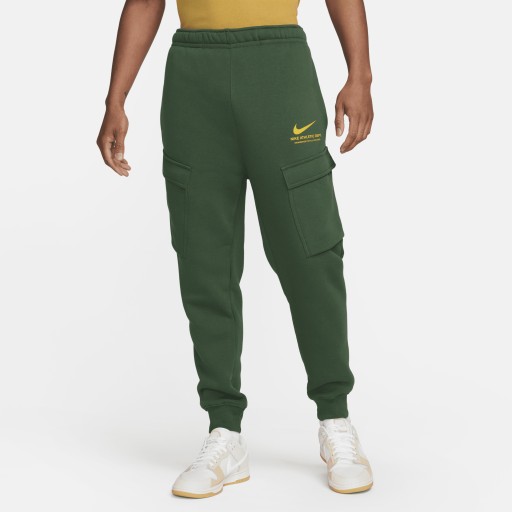 Nike Sportswear Cargobroek van fleece voor heren - Groen