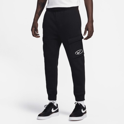 Nike Sportswear Cargobroek van fleece voor heren - Zwart