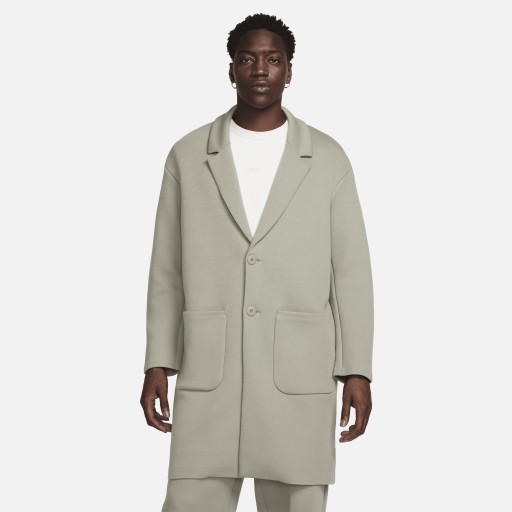 Nike Sportswear Tech Fleece Reimagined trenchcoat met ruimvallende pasvorm voor heren - Grijs