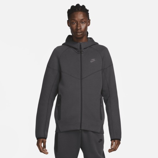 Nike Sportswear Tech Fleece Windrunner Hoodie met rits voor heren - Grijs