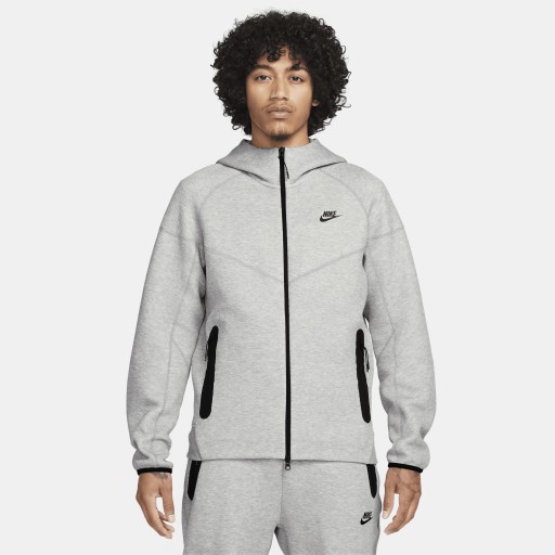 Nike Sportswear Tech Fleece Windrunner Hoodie met rits voor heren - Grijs