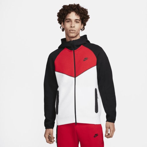 Nike Sportswear Tech Fleece Windrunner hoodie met rits voor heren - Wit