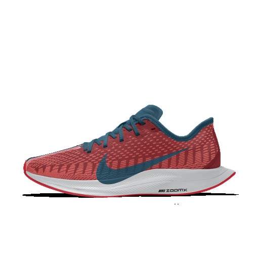 Nike Zoom Pegasus Turbo 2 Premium By You Custom hardloopschoen voor dames - Rood